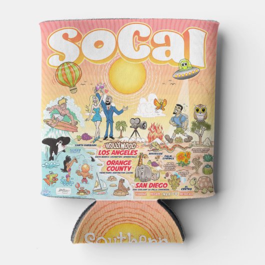 SoCal Paradise Blikjeskoeler (Voorkant)