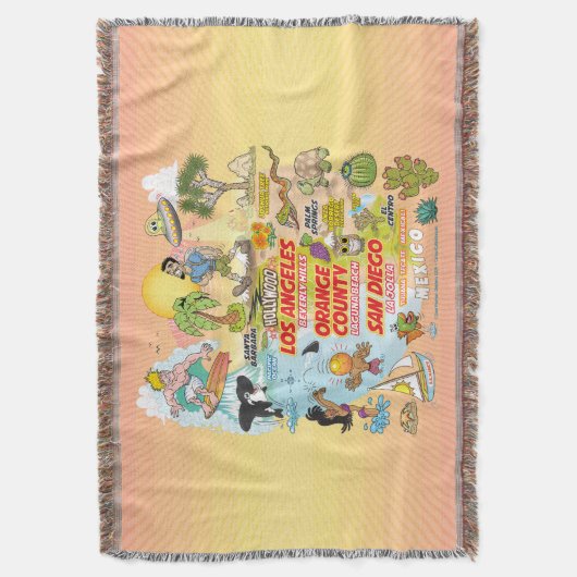 SoCal Paradise Deken (Voorkant Verticaal)