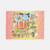 SoCal Paradise Fleece Deken (Voorkant (Horizontaal))