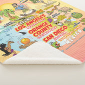 SoCal Paradise Sherpa Deken (3/4)