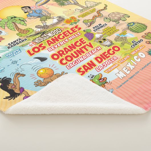 SoCal Paradise Sherpa Deken (3/4)