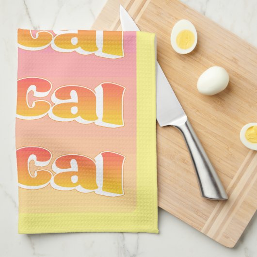 SoCal-patroon Theedoek (Quarter Fold)