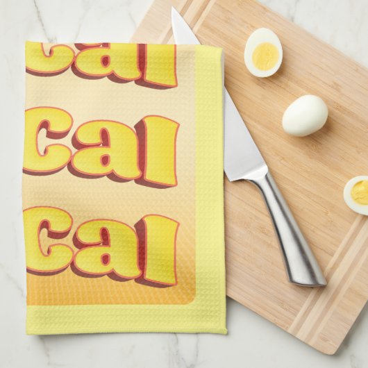 SoCal-patroon Theedoek (Quarter Fold)