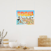 SoCal-Poster Poster (Keuken)
