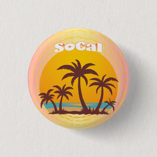 SoCal Ronde Button 3,2 Cm (Voorkant)