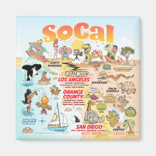 SoCal-scène Magneet