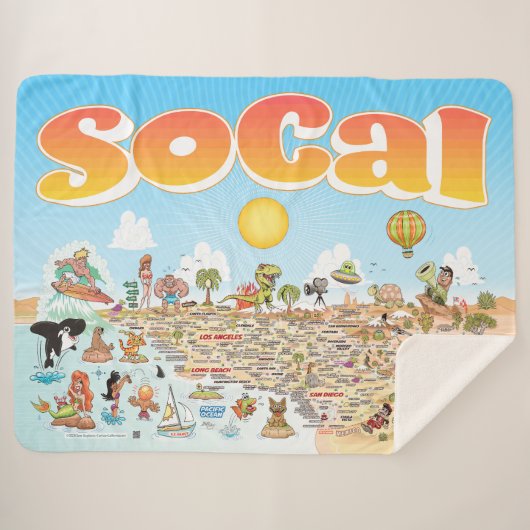 SoCal Sherpa Deken (Voorkant (horizontaal))