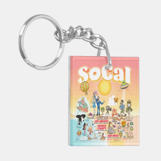 SoCal Sleutelhanger (Voorkant Links)