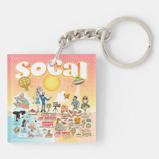 SoCal Sleutelhanger (Achterkant)