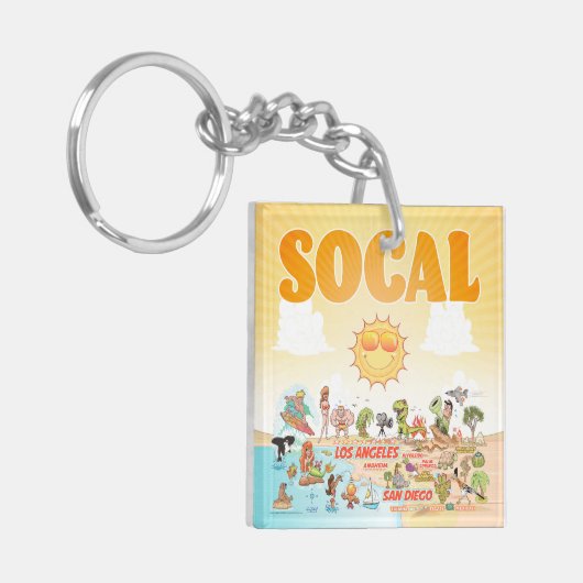 SoCal Sleutelhanger (Voorkant Links)