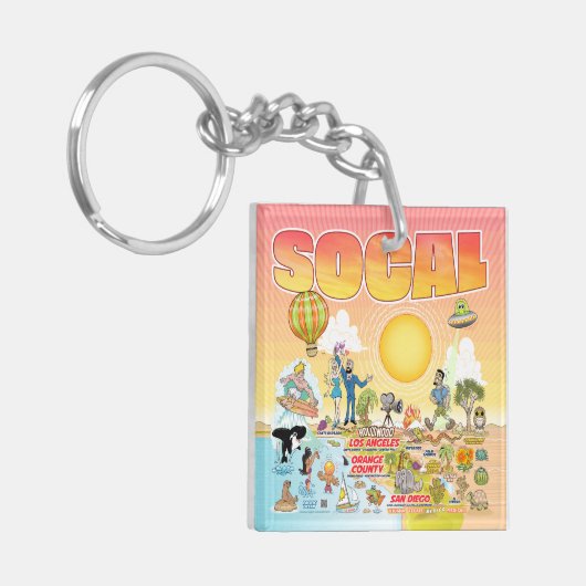 SoCal Sleutelhanger (Voorkant Links)