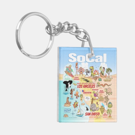 SoCal Sleutelhanger (Voorkant Links)
