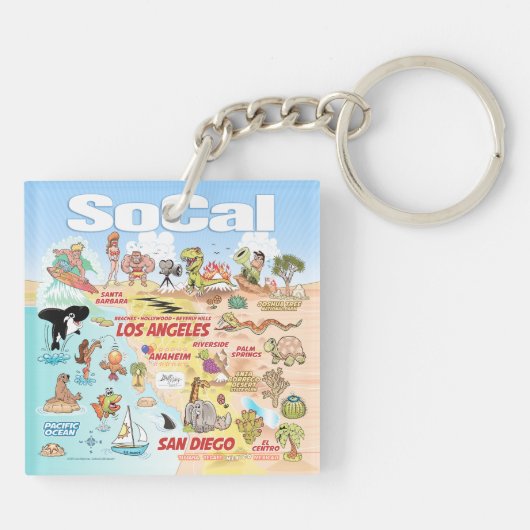 SoCal Sleutelhanger (Achterkant)