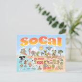 SoCal Souvenir Briefkaart (Staand voorkant)