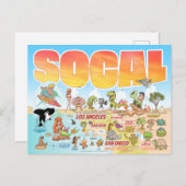 SoCal Souvenir Briefkaart (Voorkant / Achterkant)