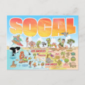 SoCal Souvenir Briefkaart (Voorkant)