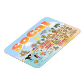 SoCal Souvenir Magnet Magneet (Linkerzijde)