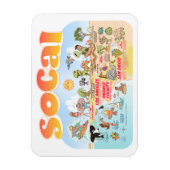 SoCal Souvenir Magnet Magneet (Verticaal)