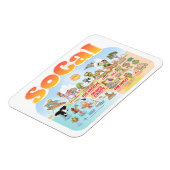 SoCal Souvenir Magnet Magneet (Linkerzijde)
