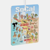 SoCal Square Metalen Ornament (Voorkant Rechts)