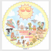 SoCal-Sticker Sticker (Vel)