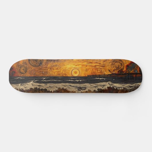 SoCal Sundown Ripples Skateboard (Horizontaal)