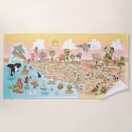 SoCal Sunset Beach Blanket Strandlaken