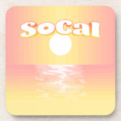 SoCal Sunset Bier Onderzetter (Voorkant)