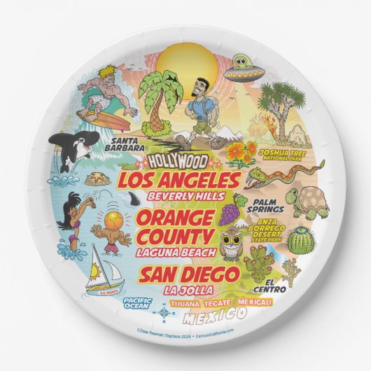 SoCal Sunset Bord (Voorkant)