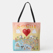 SoCal Sunset Canvas tas (Voorkant)