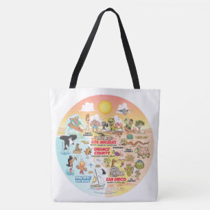 SoCal Sunset Canvas tas