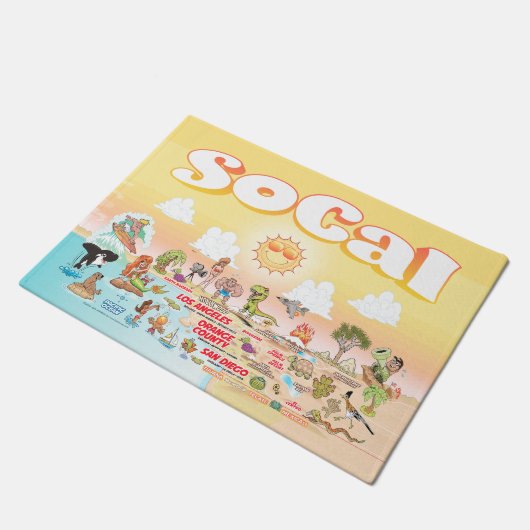 SoCal Sunset Deurmat (Schuin)