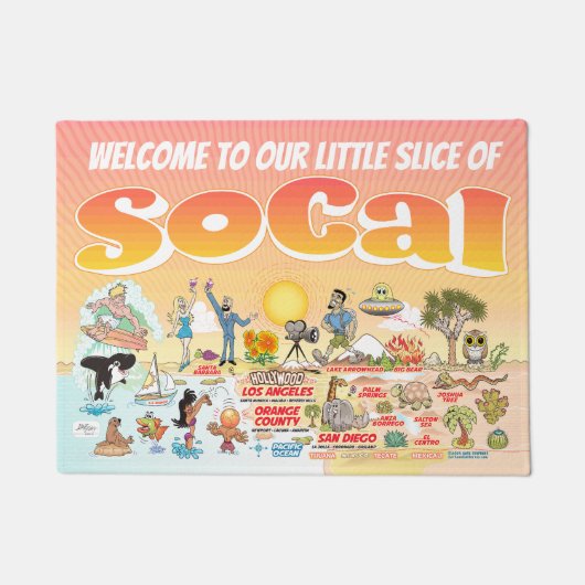 SoCal Sunset Deurmat (Voorkant)