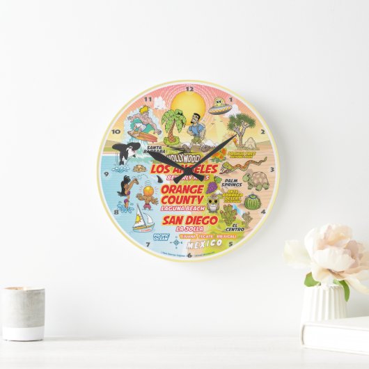 SoCal Sunset Grote Klok (Huis)