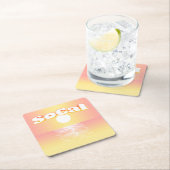 SoCal Sunset Kartonnen Onderzetters (Insitu)