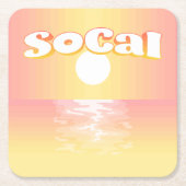 SoCal Sunset Kartonnen Onderzetters (Voorkant)