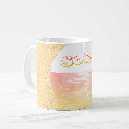 SoCal Sunset Koffiemok (Voorkant links)