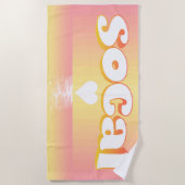 SoCal Sunset Love Beach Deken Strandlaken (Voorkant)