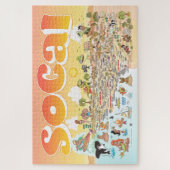 SoCal Sunset puzzel Legpuzzel (Verticaal)