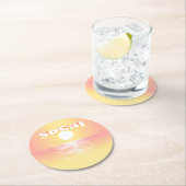 SoCal Sunset Ronde Kartonnen Onderzetter (Insitu)