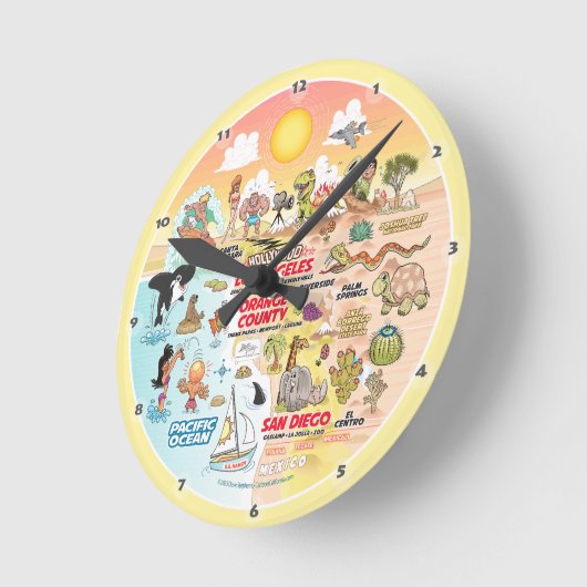 SoCal Sunset Ronde Klok (Hoek)