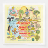 SoCal Sunset Servet (Voorkant)