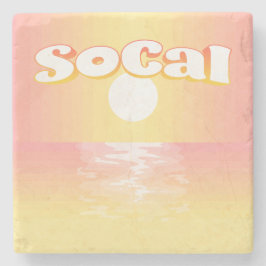 SoCal Sunset Stenen Onderzetter