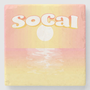SoCal Sunset Stenen Onderzetter