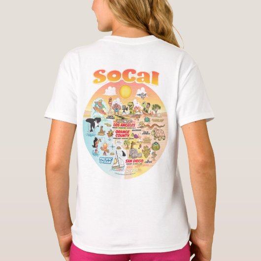 SoCal Sunset T-shirt (Achterkant)