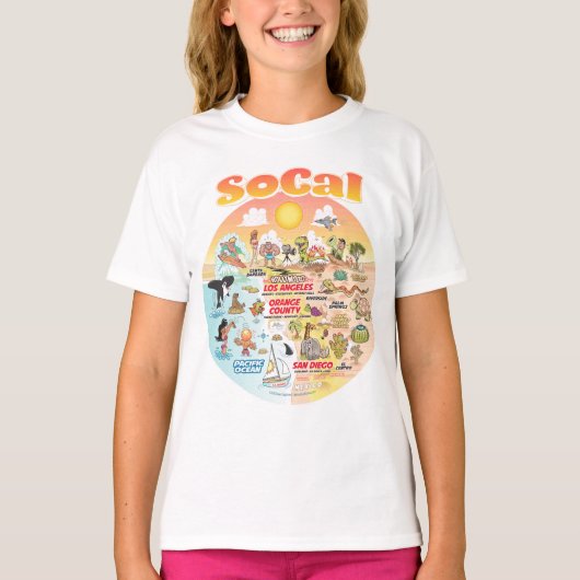 SoCal Sunset T-shirt (Voorkant)