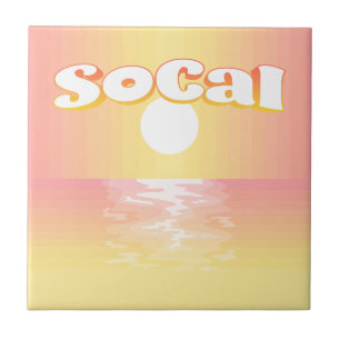 SoCal Sunset Tegeltje