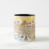 SoCal Sunset Tweekleurige Koffiemok (Center)