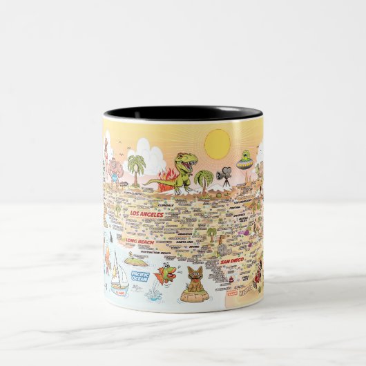 SoCal Sunset Tweekleurige Koffiemok (Center)