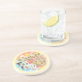 SoCal Sunset Zandsteen Onderzetter (Zijkant)